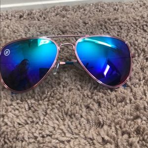 Rose Gold Blenders Aviators